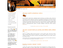 Tablet Screenshot of gambo.cz